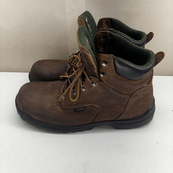 Red Wing Mens Work Boots ASTMF 2892-11 Slip Resist Leather Waterproof 13 D Oiled - Picture 6 of 10